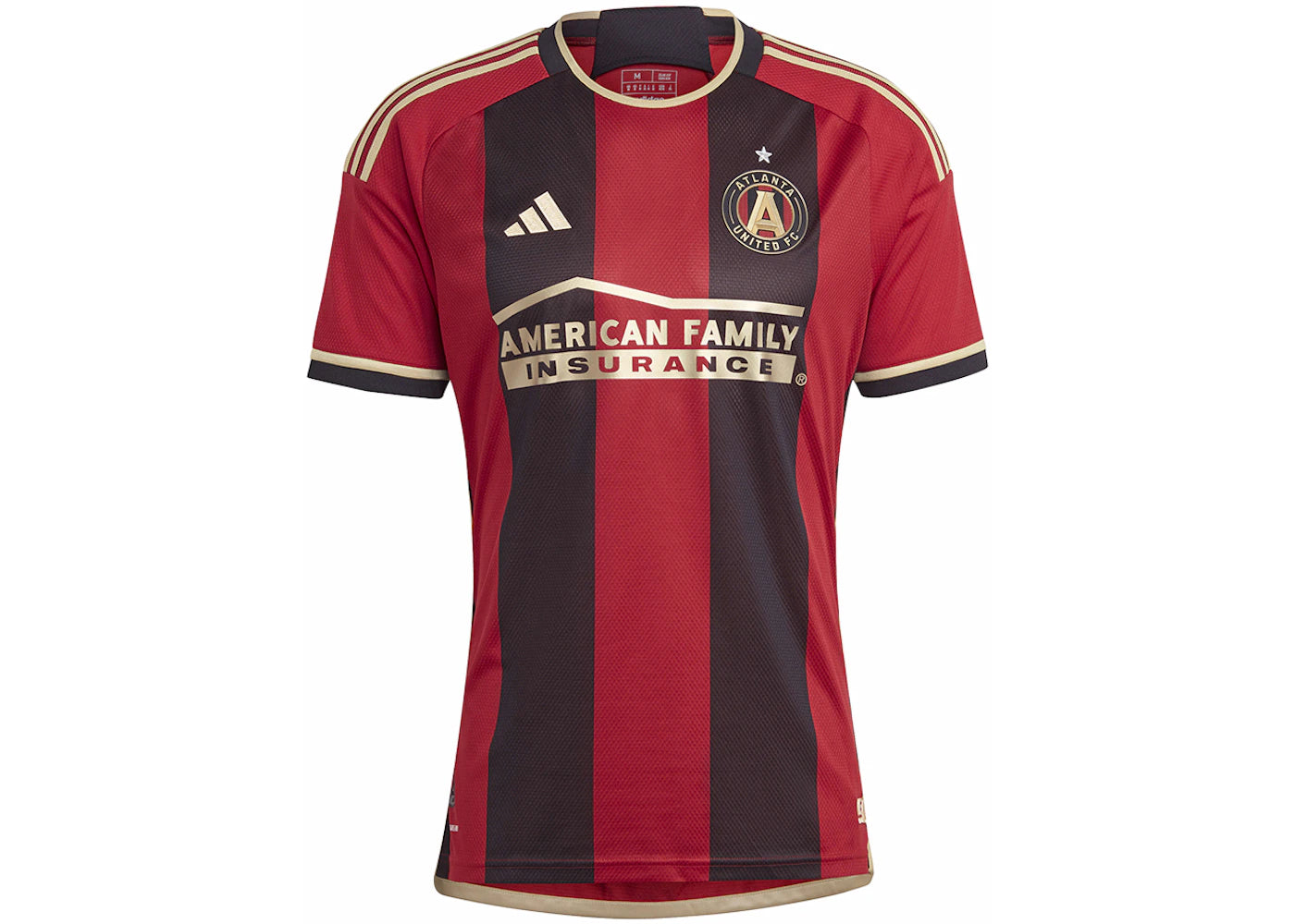 adidas Atlanta United FC 23/24 Home Authentic Jersey Black/Team Victory Red