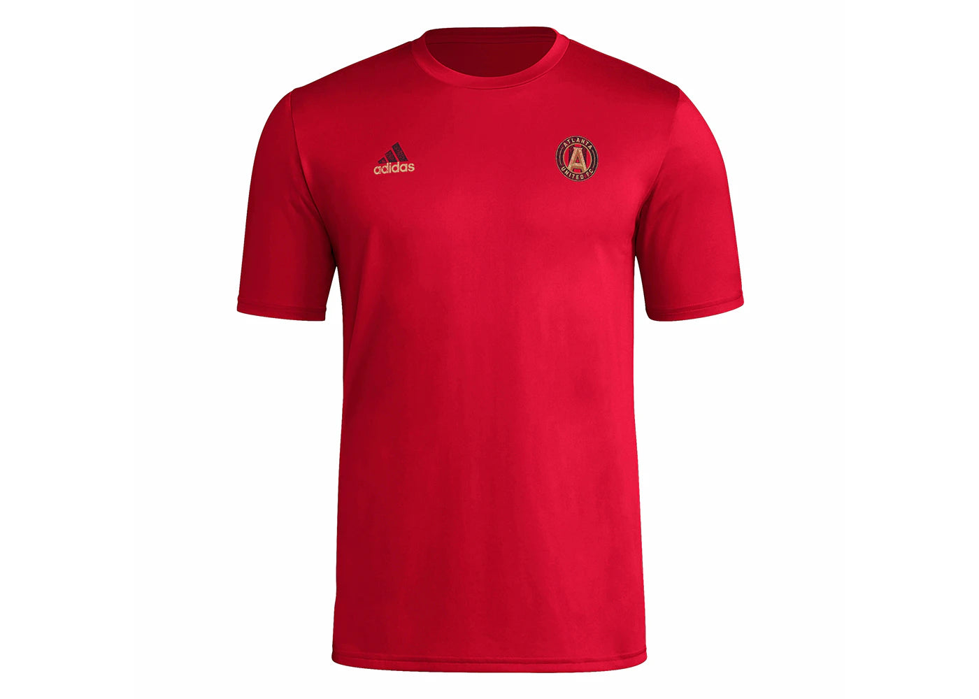 adidas Atlanta United FC Short Sleeve Pre-Game Tee Team Victory Red/Multi