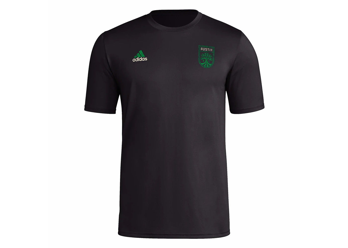 adidas Austin FC Short Sleeve Pre-Game Tee Black
