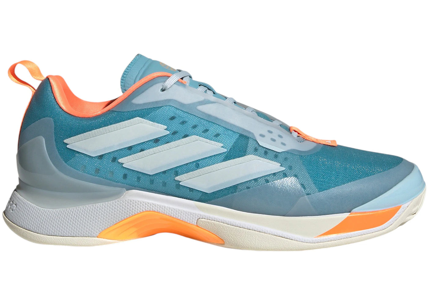 adidas Avacourt Preloved Blue Cloud White Screaming Orange (Women's)