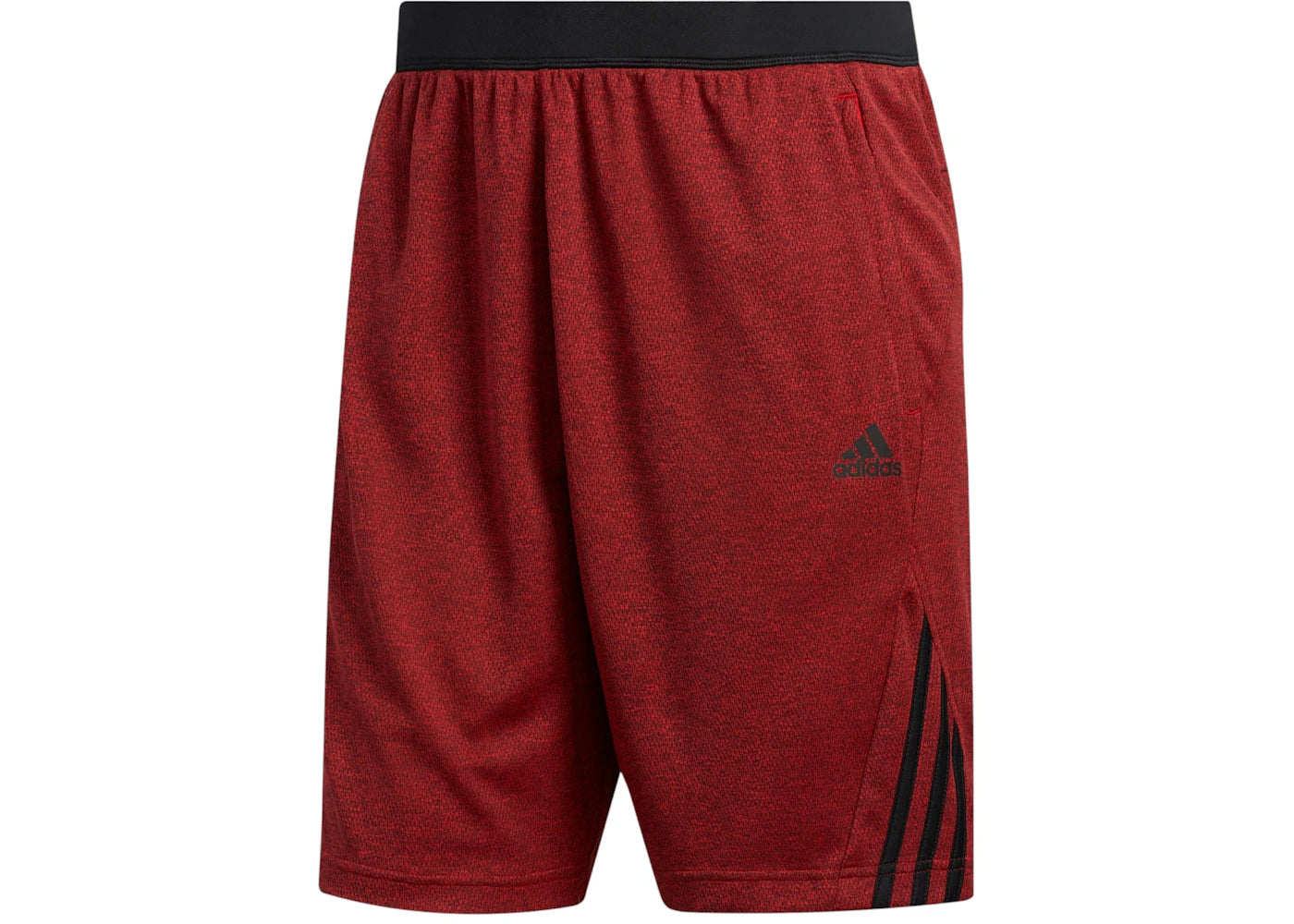 adidas Axis Novelty Knit Shorts Scarlet Mel./Scarlet/Black