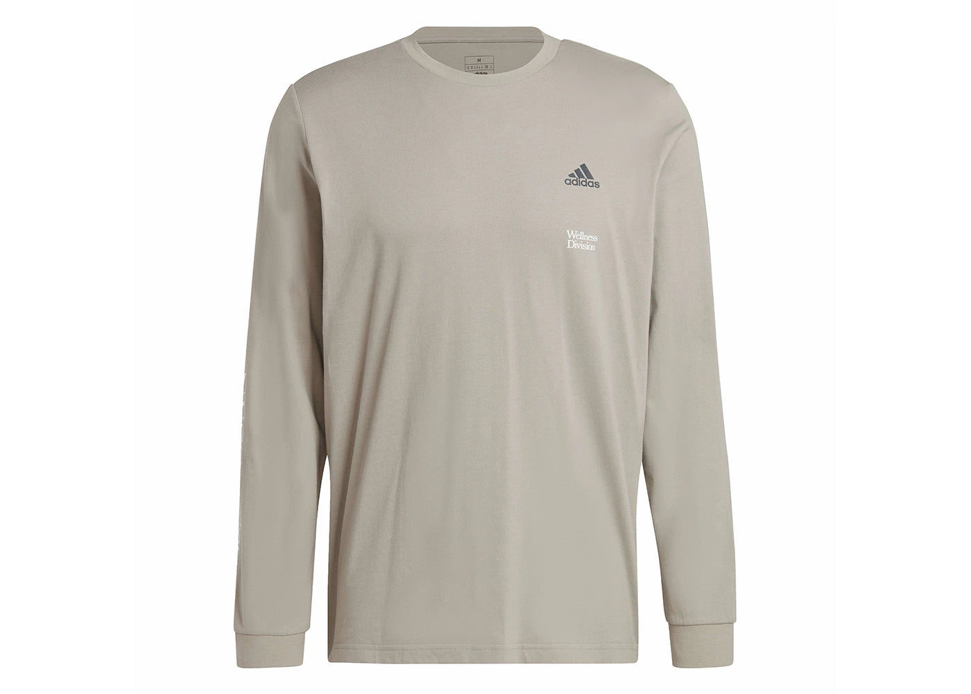 adidas Balance Long Sleeve Graphic Tee Silver Pebble