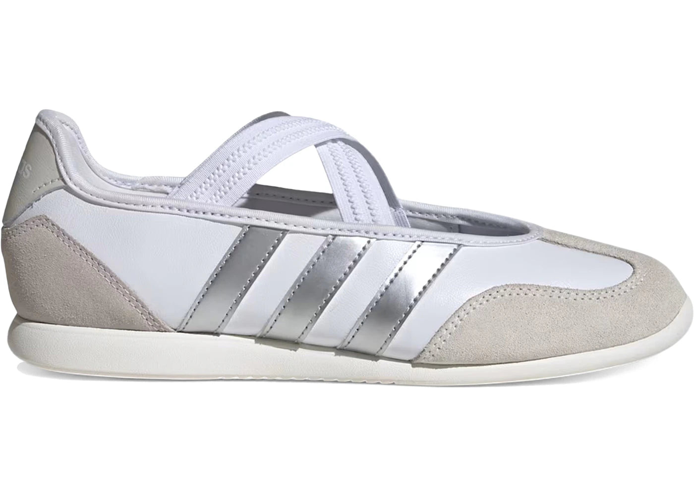 adidas Barreda Mary Jane White Silver Metallic (Women's)