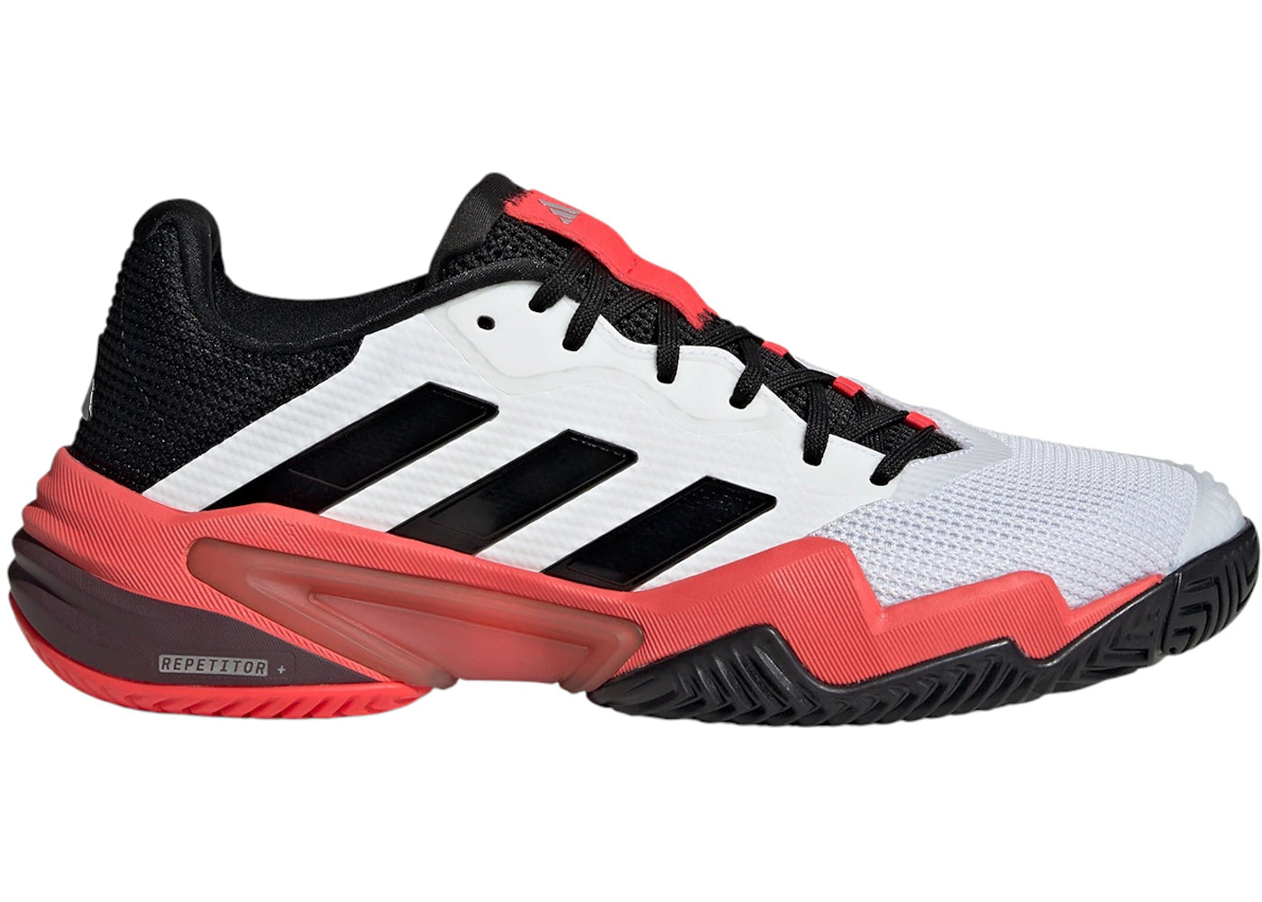 adidas Barricade 13 Cloud White Core Black Lucid Red