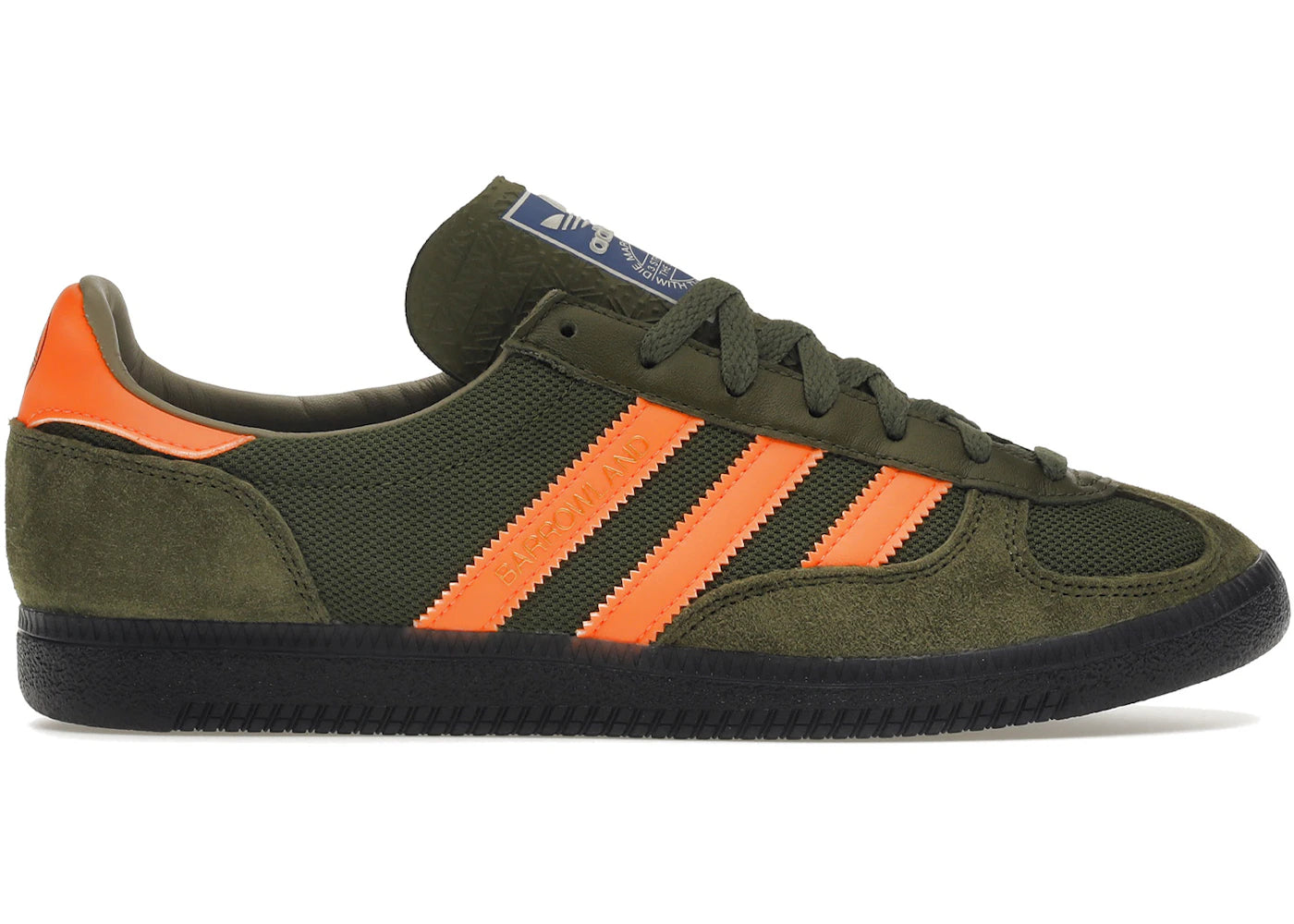 adidas Barrowland SPZL Dust Green Signal Orange