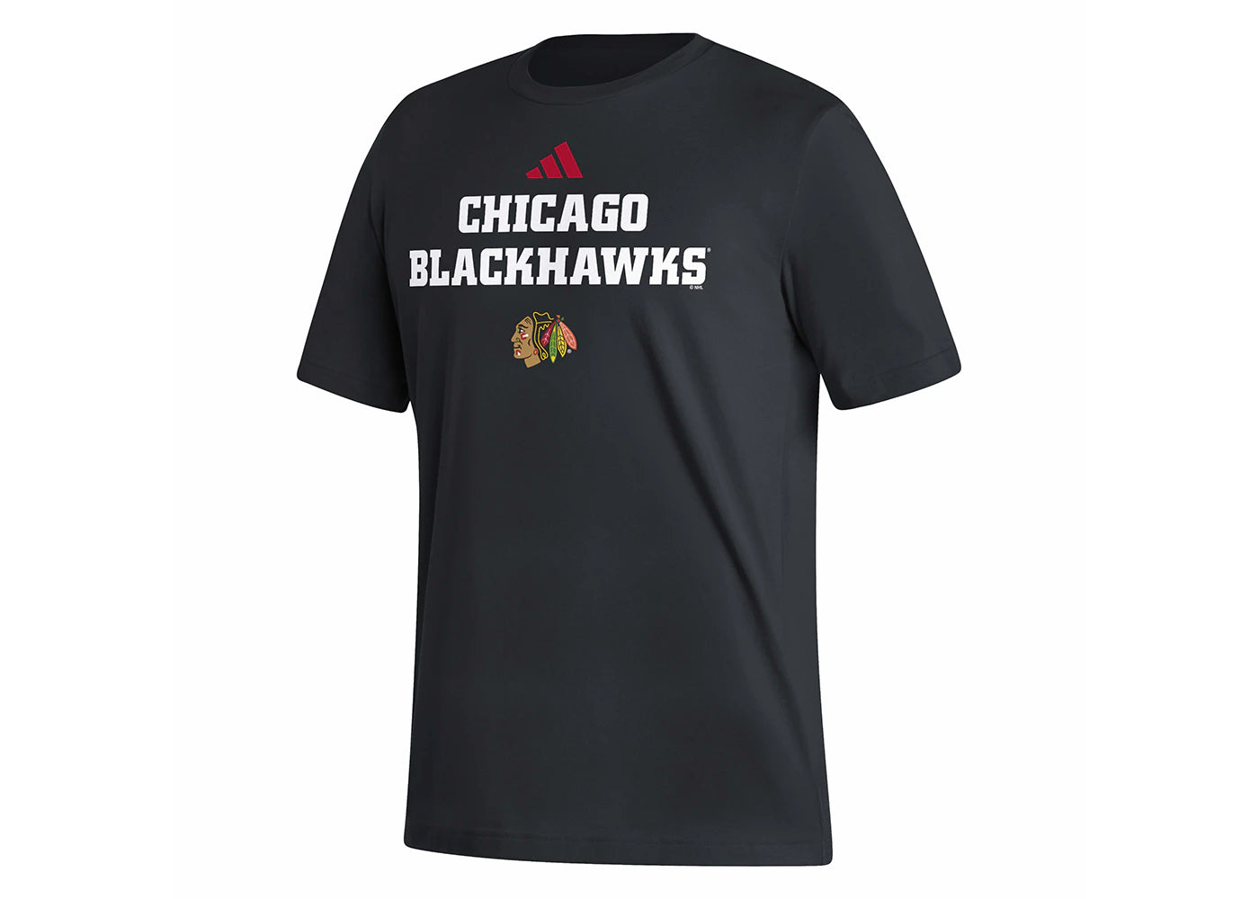 adidas Blackhawks Ice Hockey Tee Black/Multi