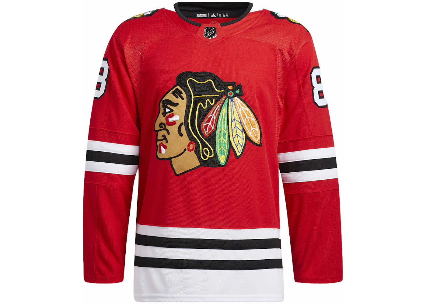 adidas Blackhawks Kane Home Authentic Jersey Red