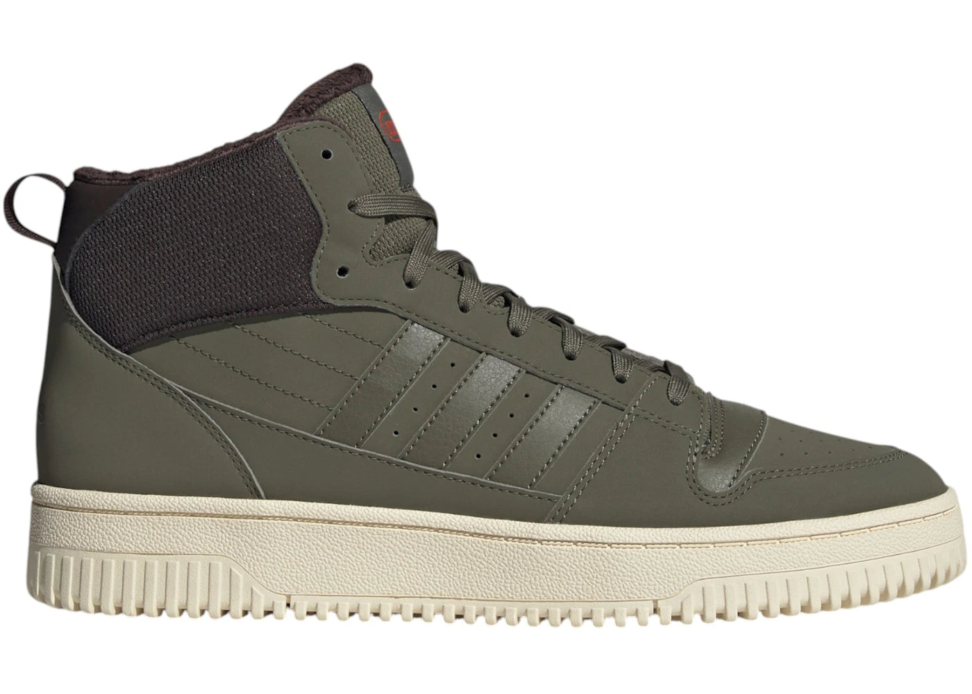 adidas Break Start Winterized Olive Strata Dark Brown Cream White