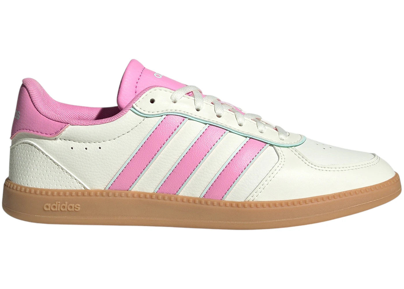 adidas Breaknet Sleek Core White Bliss Pink Halo Mint (Women's)