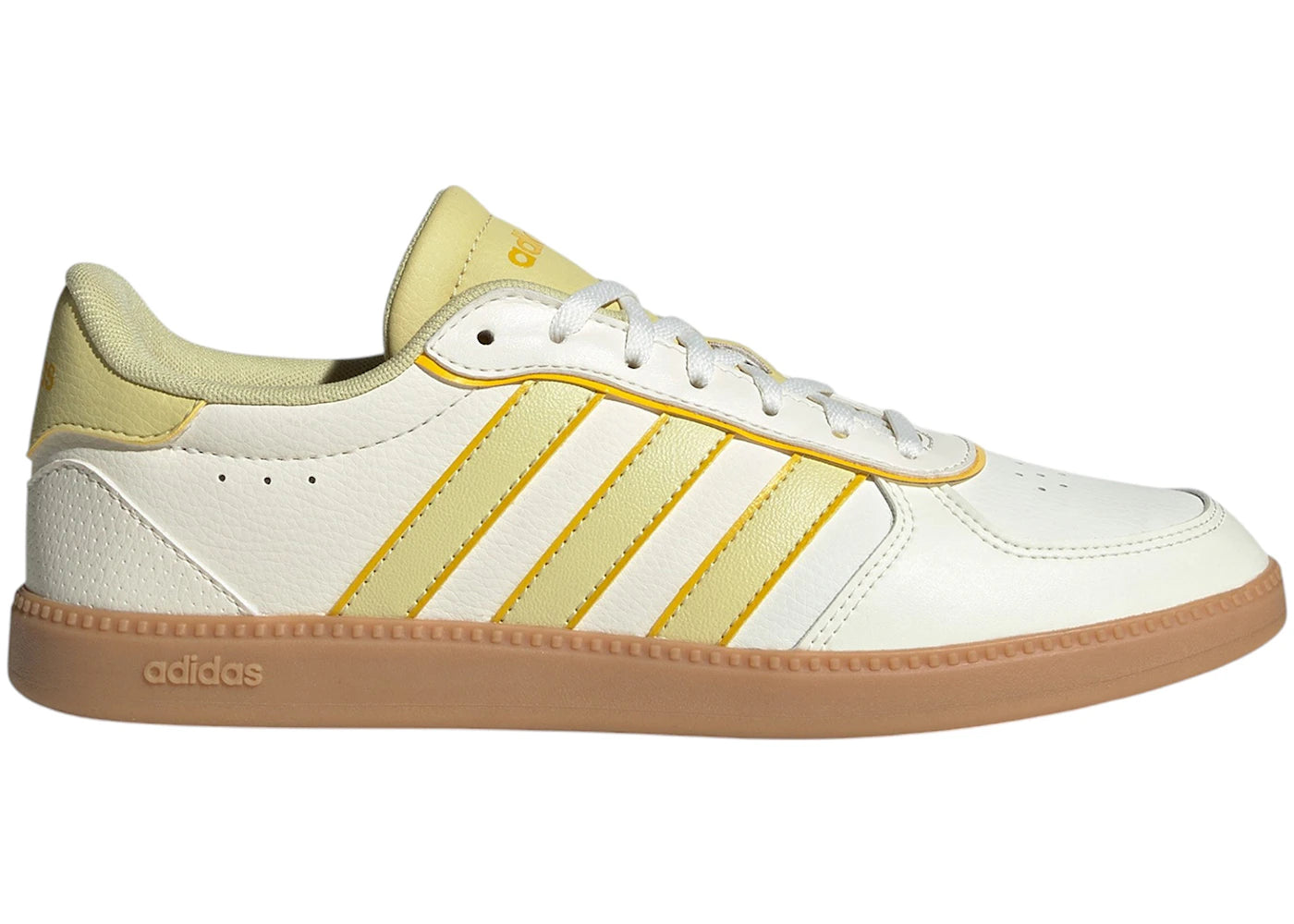 adidas Breaknet Sleek Off White Powder Yellow Utility Yellow (Women's)