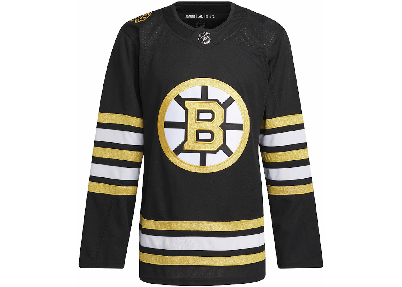 adidas Bruins Anniversary Home Jersey Black