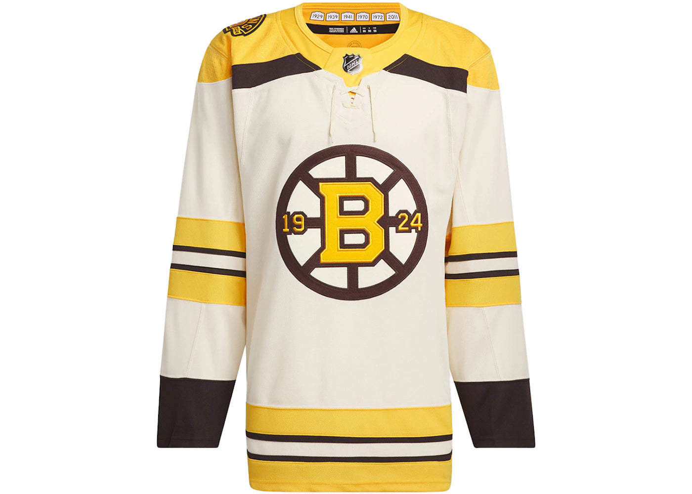 adidas Bruins Anniversary Third Jersey Beige 15