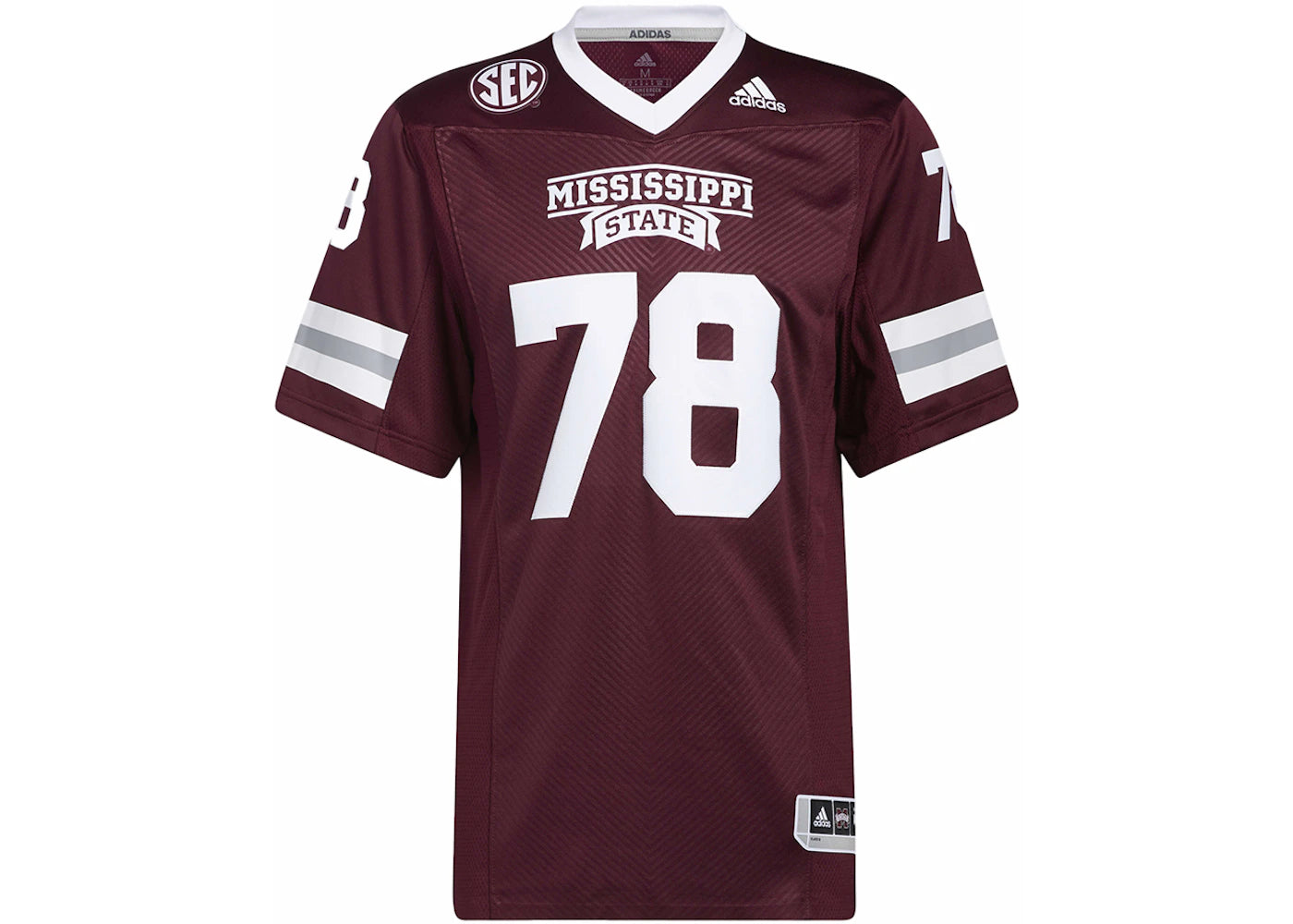 adidas Bulldogs Home Jersey Team Maroon