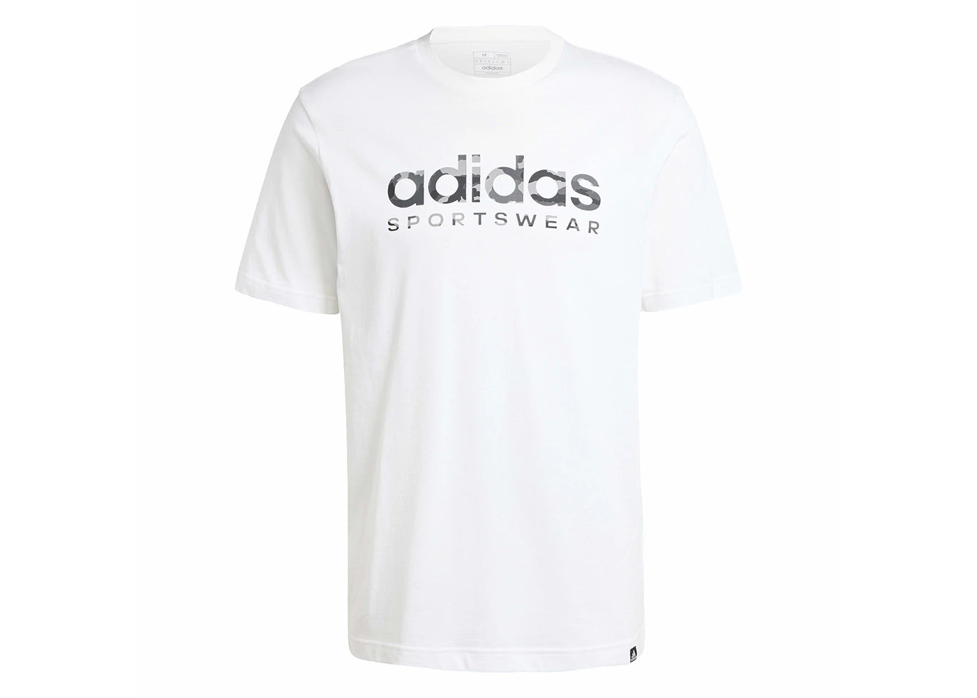 adidas Camo Linear Graphic Tee White