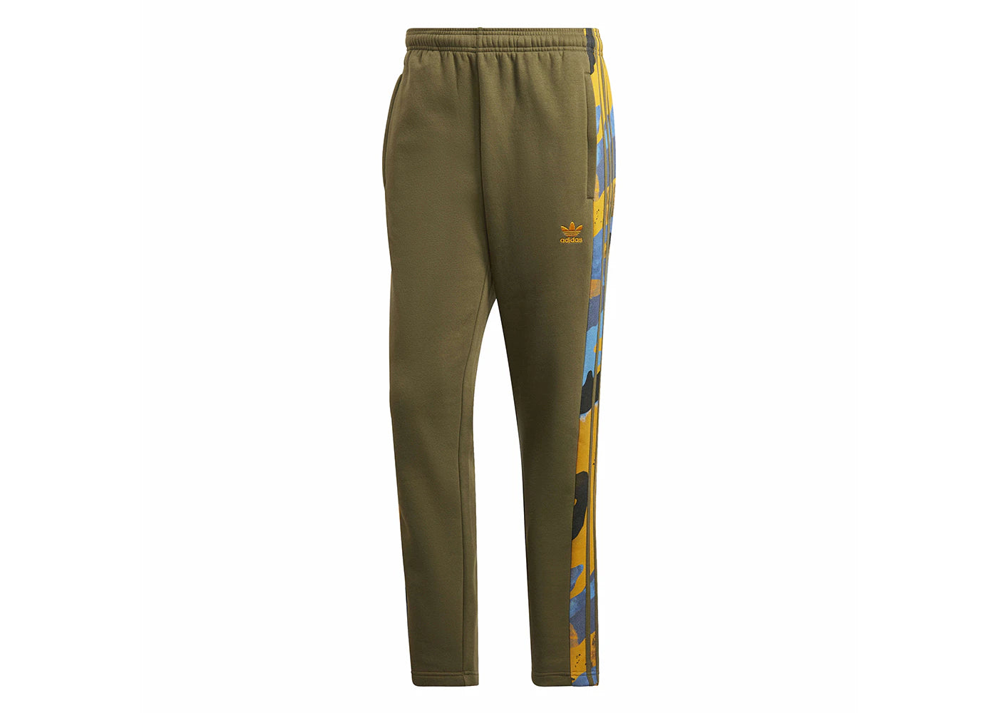 adidas Camo Series Sweat Pants Focus Olive/Collegiate Gold