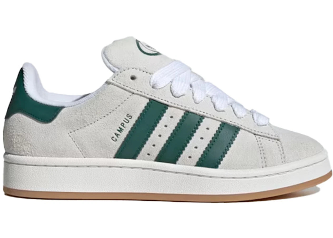 adidas Campus 00s Crystal White Collegiate Green (Women's)