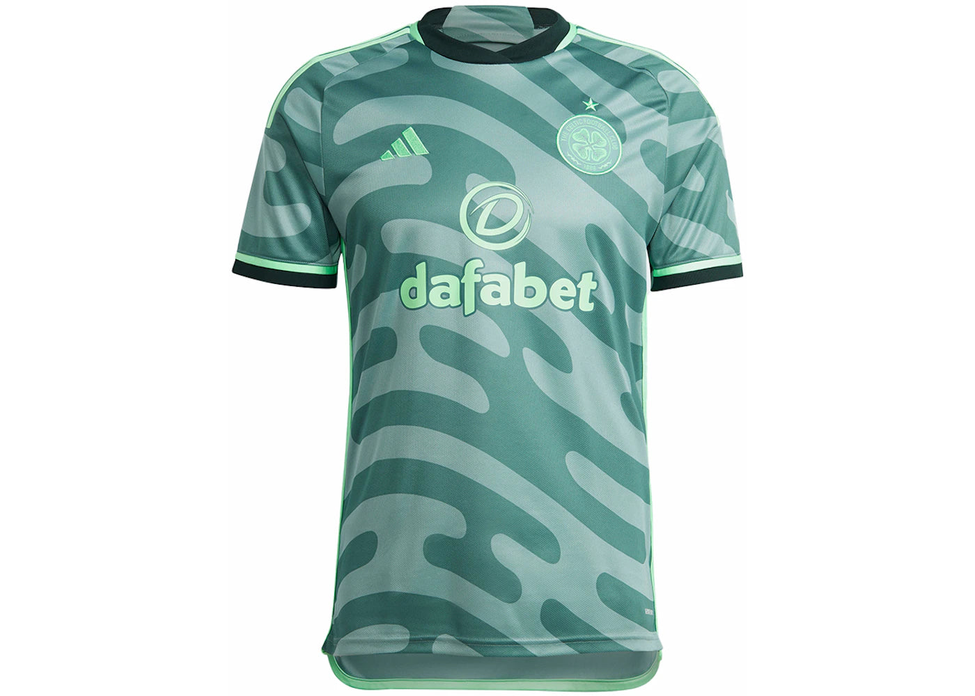 adidas Celtic FC 23/24 Third Jersey Vista Green/Beam Green