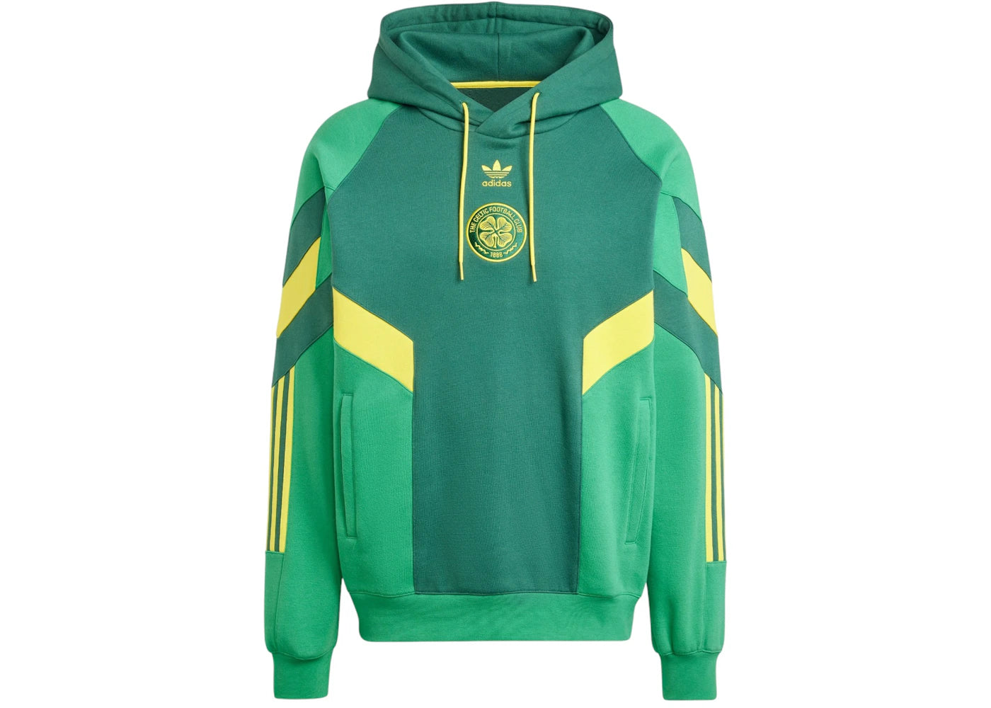 adidas Celtic Fc Hoodie Team Dark Green