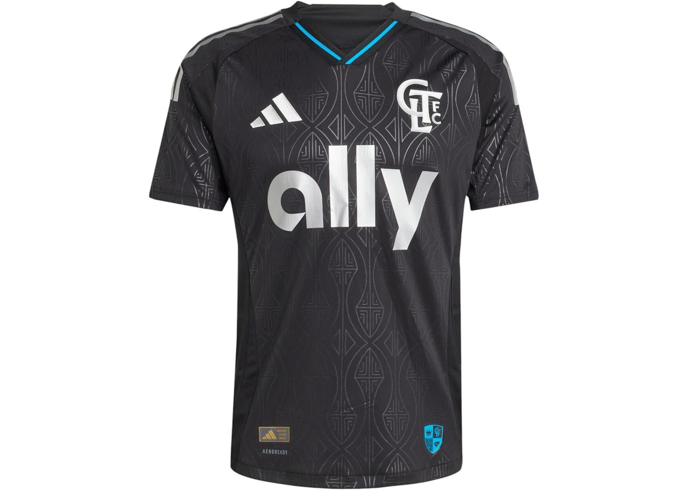 adidas Charlotte FC 25/26 Away Authentic Jersey Black