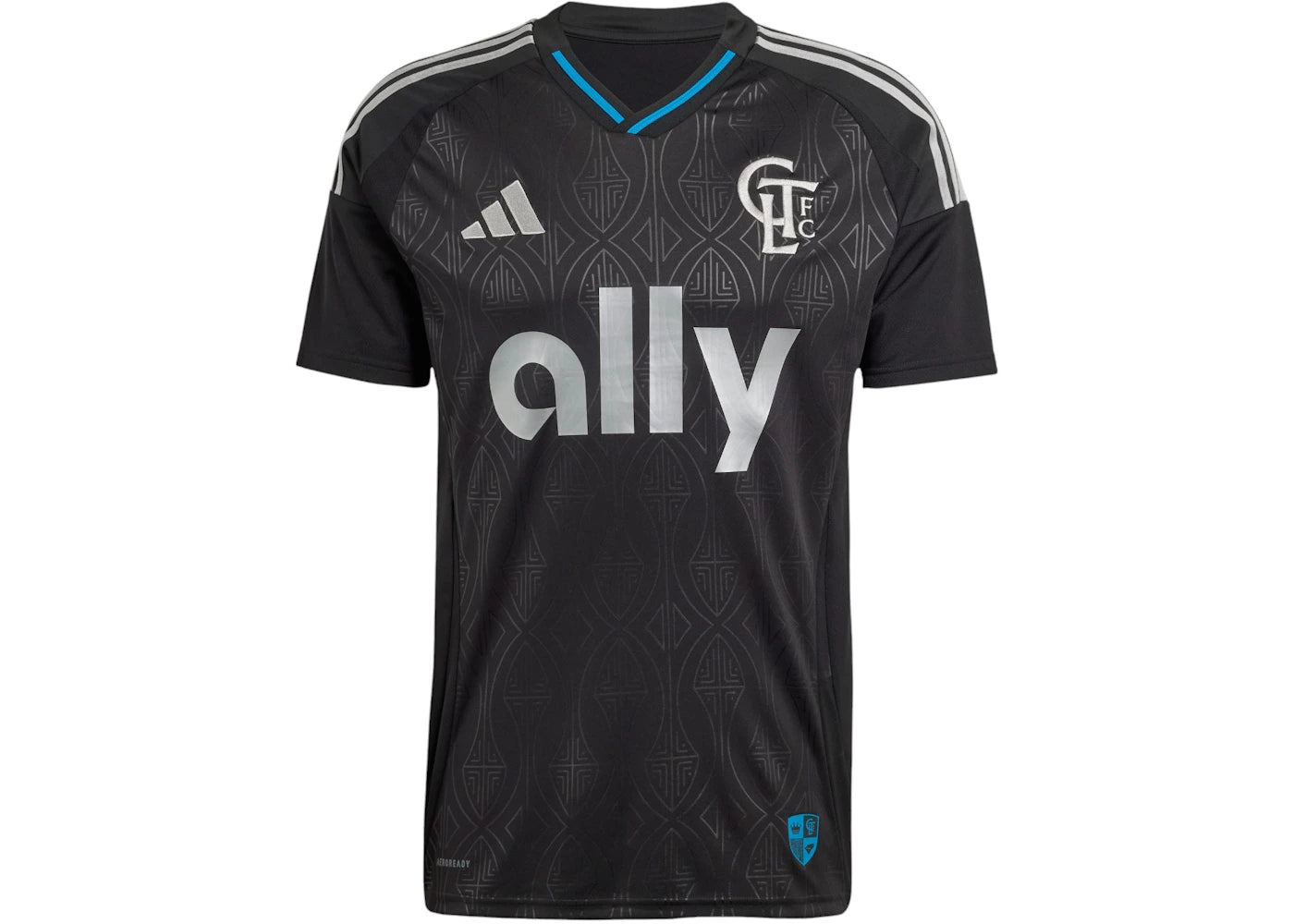 adidas Charlotte FC 25/26 Home Authentic Jersey Black