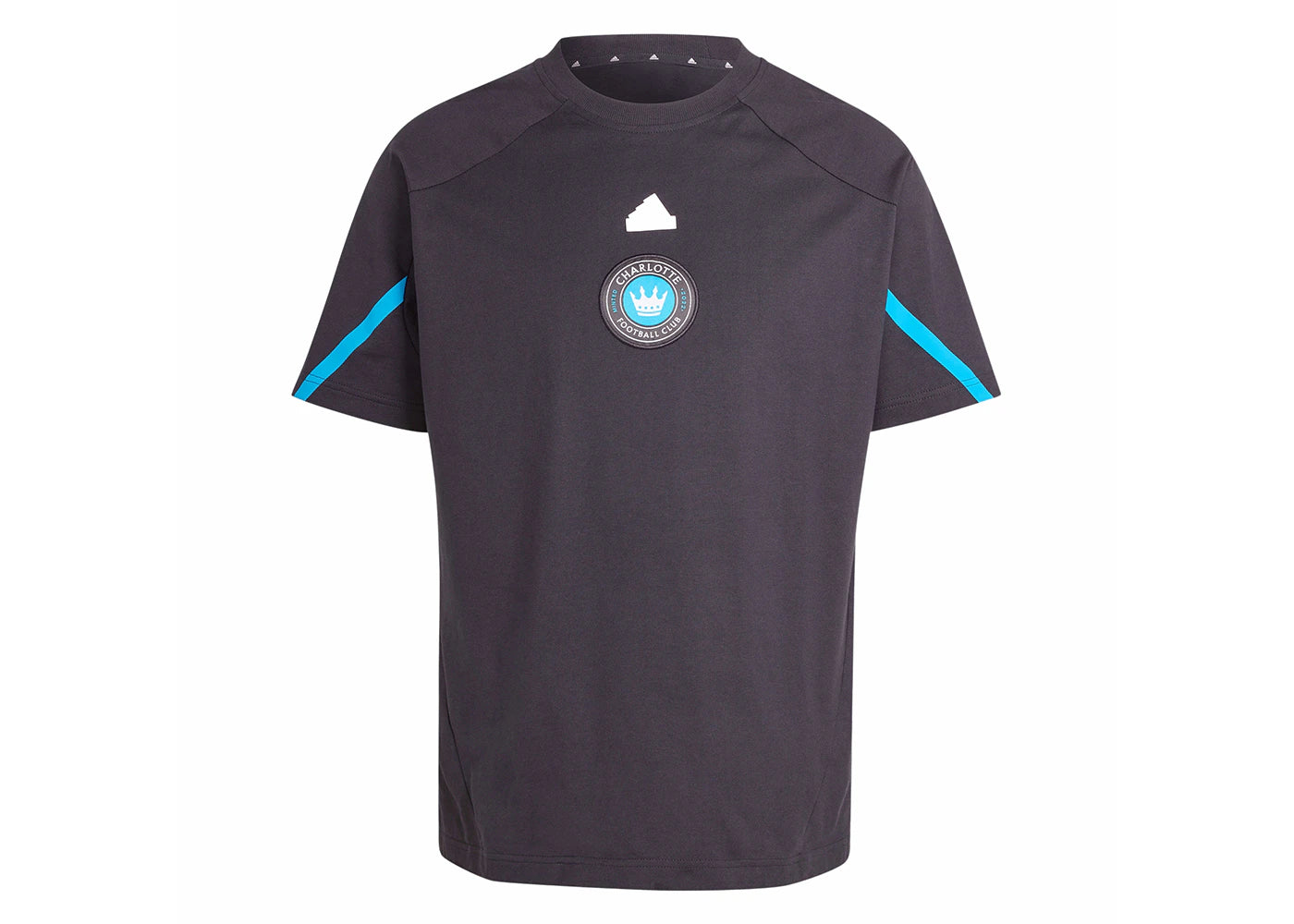 adidas Charlotte FC Designed for Gameday Travel Tee Black