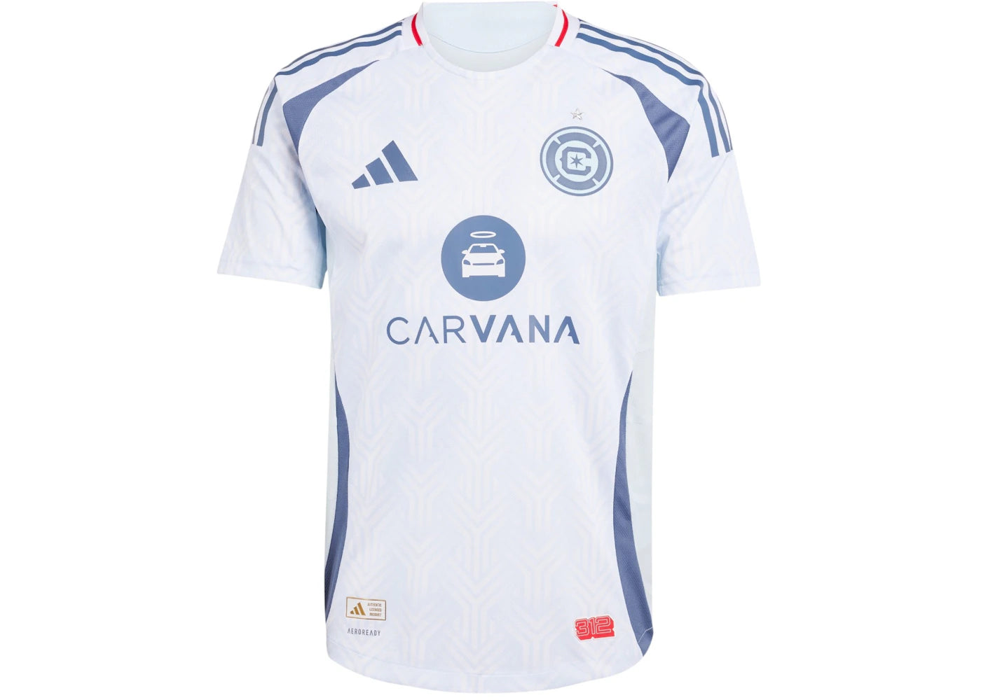adidas Chicago Fire 25/26 Away Authentic Jersey Sky Tint