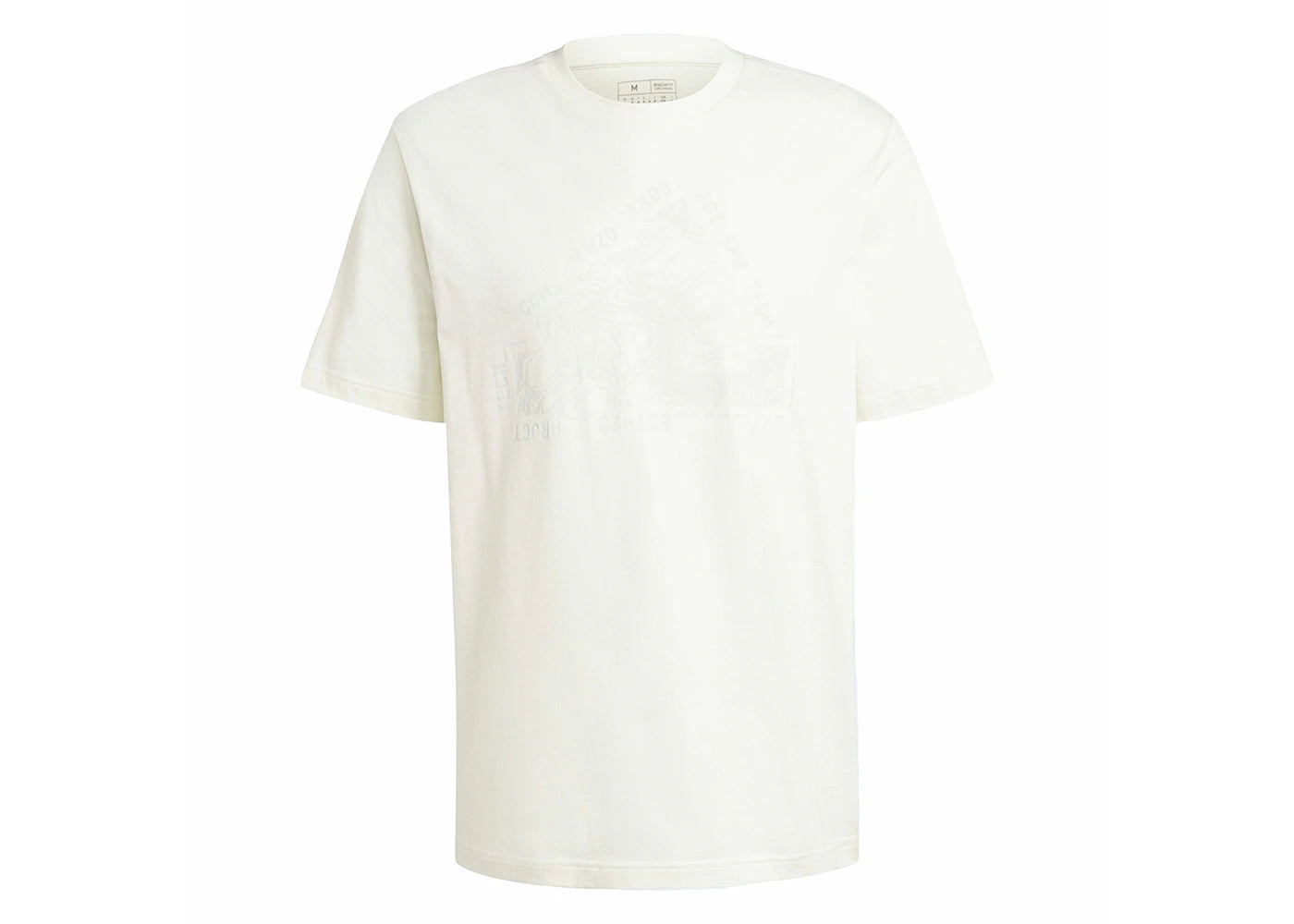 adidas City Escape Landscape Graphic Tee Off White