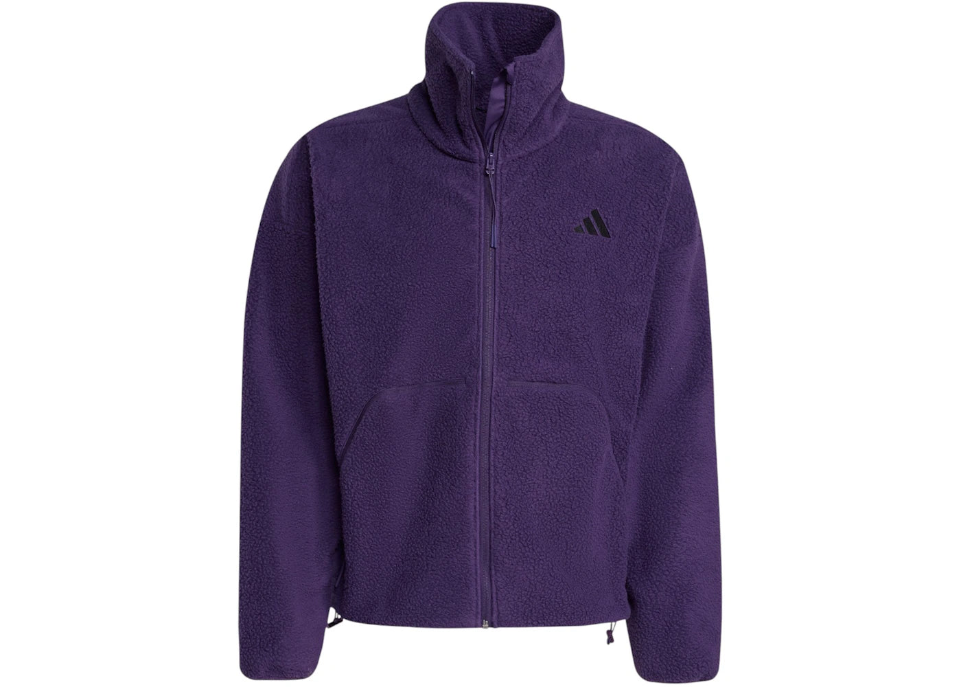 adidas City Tech High Pile Fleece Full-Zip Jacket Aurora Plum
