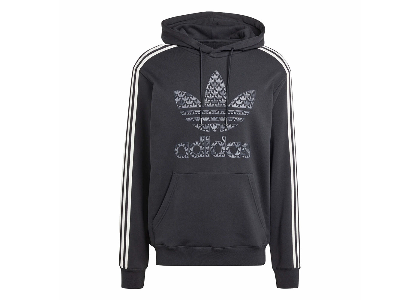adidas Classic Mono Graphic Hoodie Black