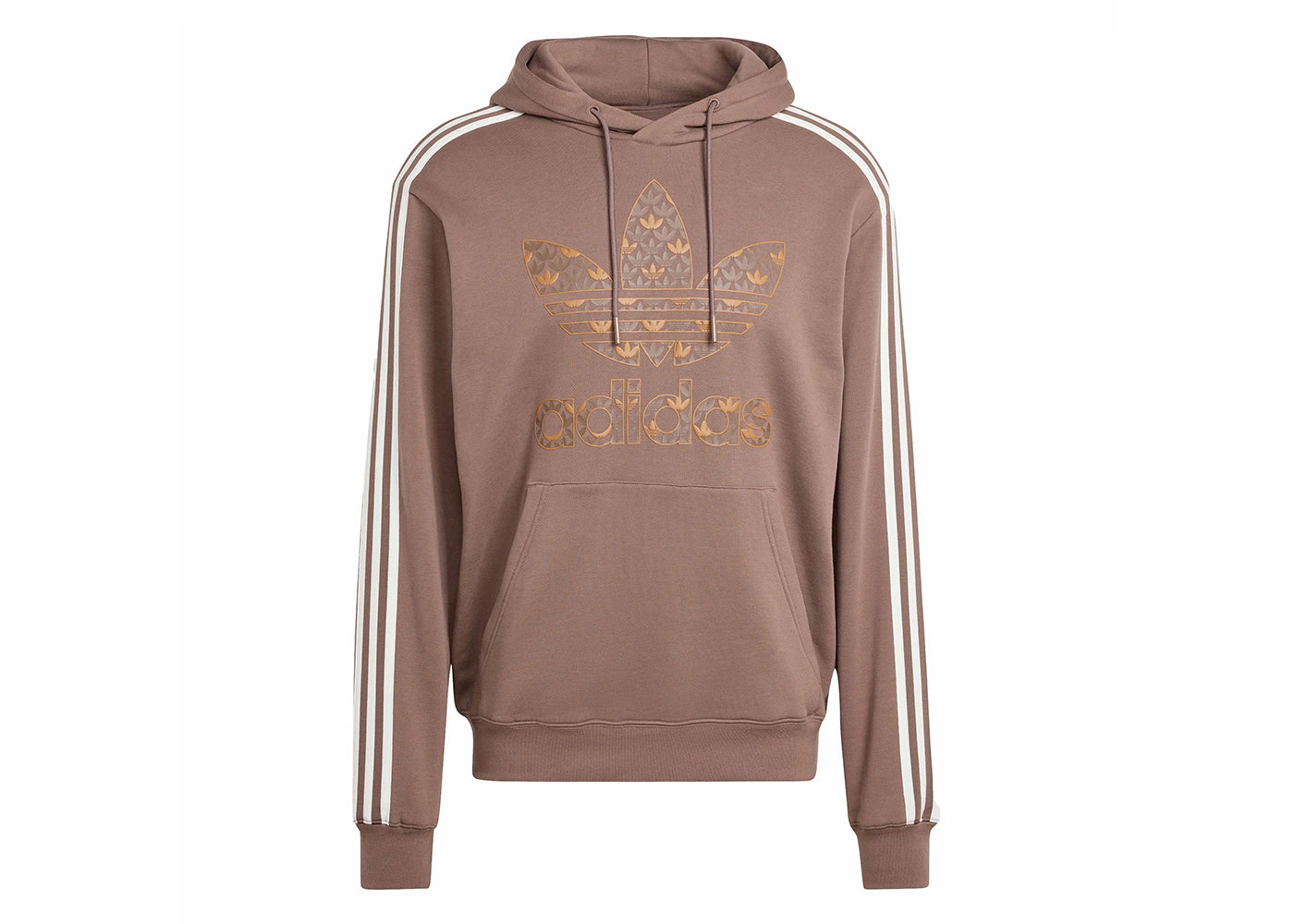 adidas Classic Mono Graphic Hoodie Earth Strata