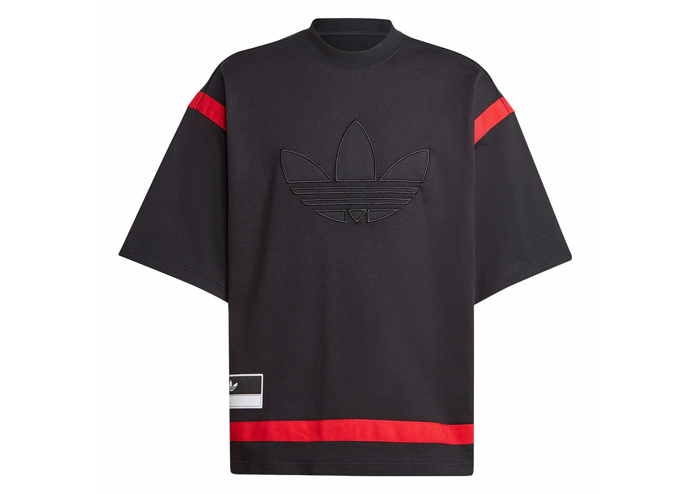 adidas Classic Street Premium Adibreak Tee Black/Better Scarlet