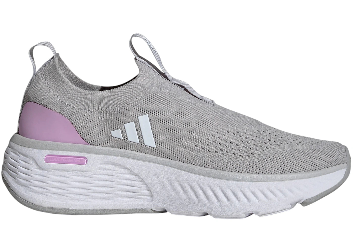 adidas Cloudfoam Go Sock Grey Two Cloud White Bliss Lilac (Women's)