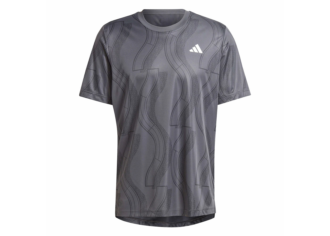 adidas Club Tennis Graphic Tee Carbon/Black