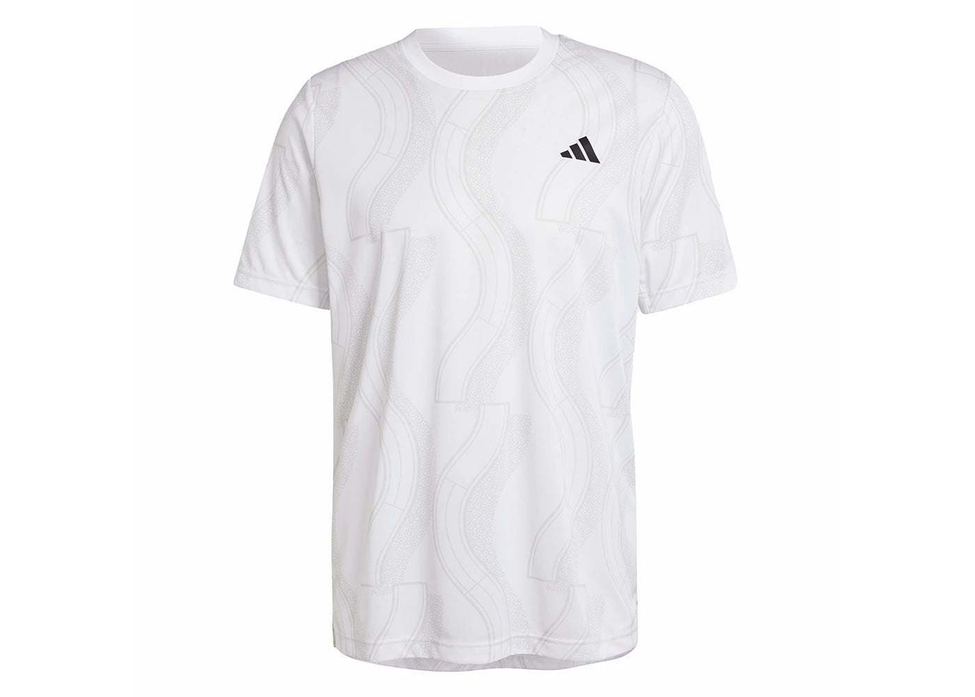 adidas Club Tennis Graphic Tee White/Grey One