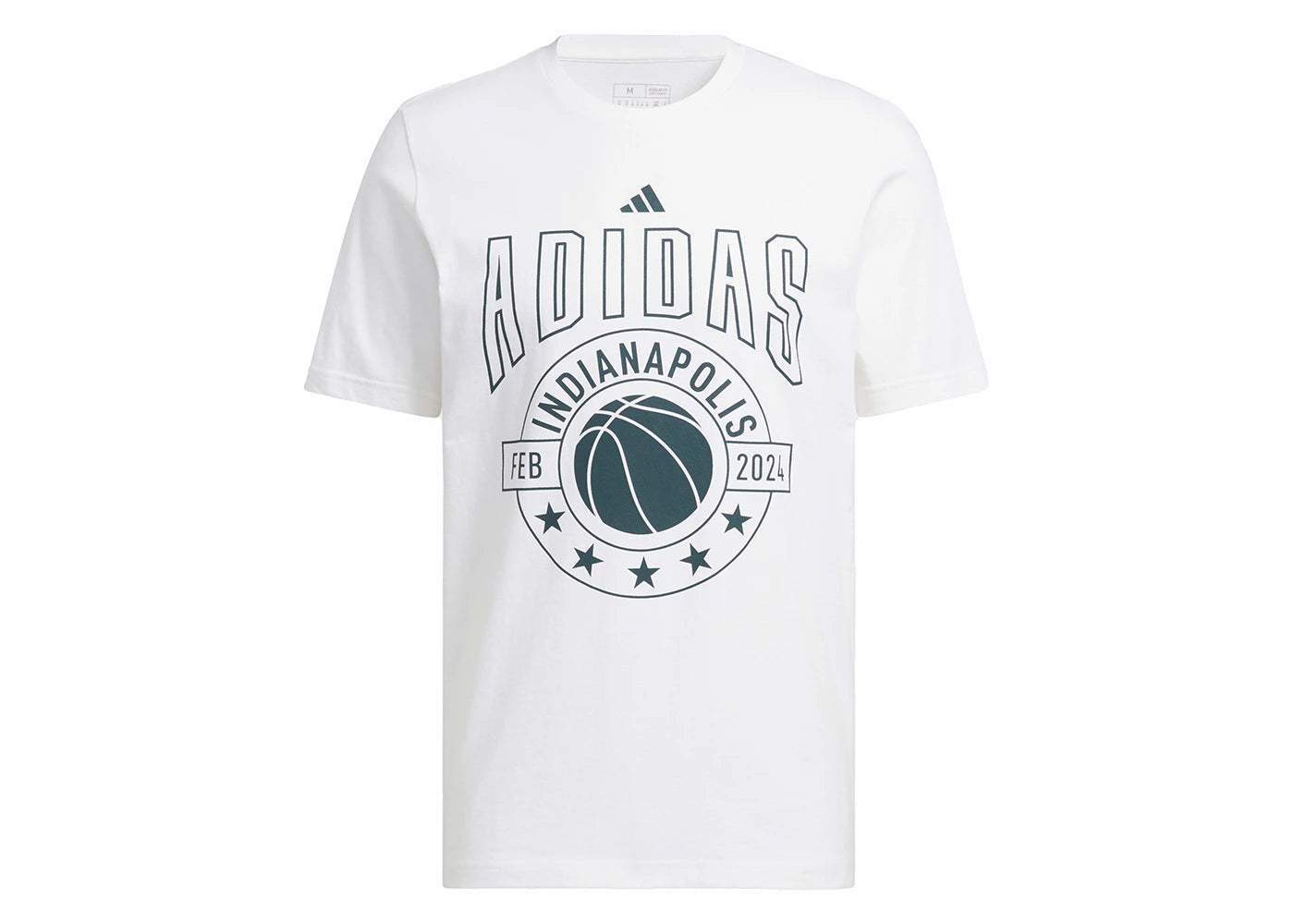 adidas Collegiate Hoops Tee White
