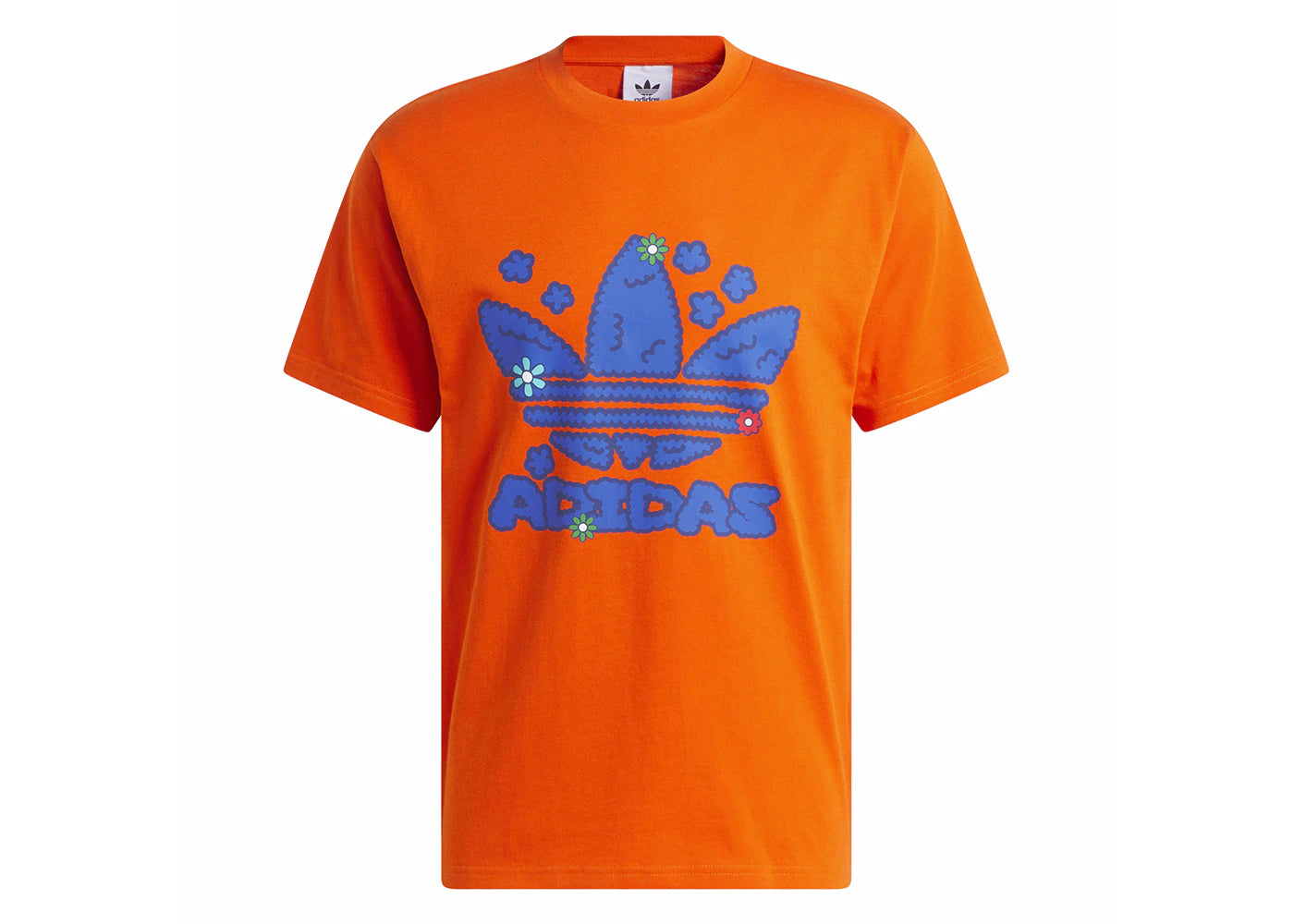 adidas Collegiate Stacked Trefoil Tee Collegiate Orange