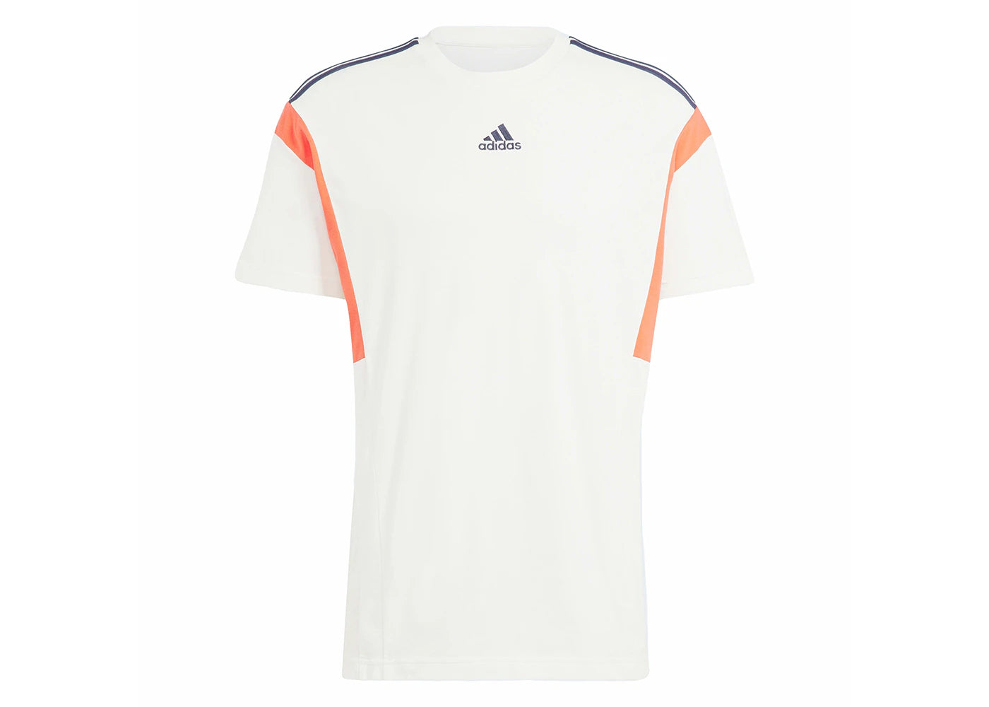 adidas Colorblock Tee Off White