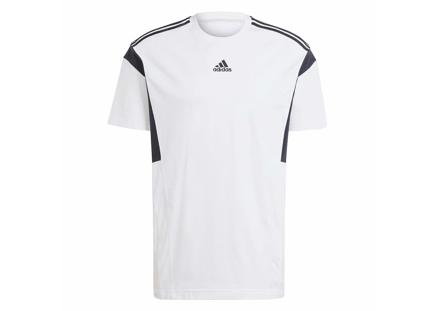 adidas Colorblock Tee White