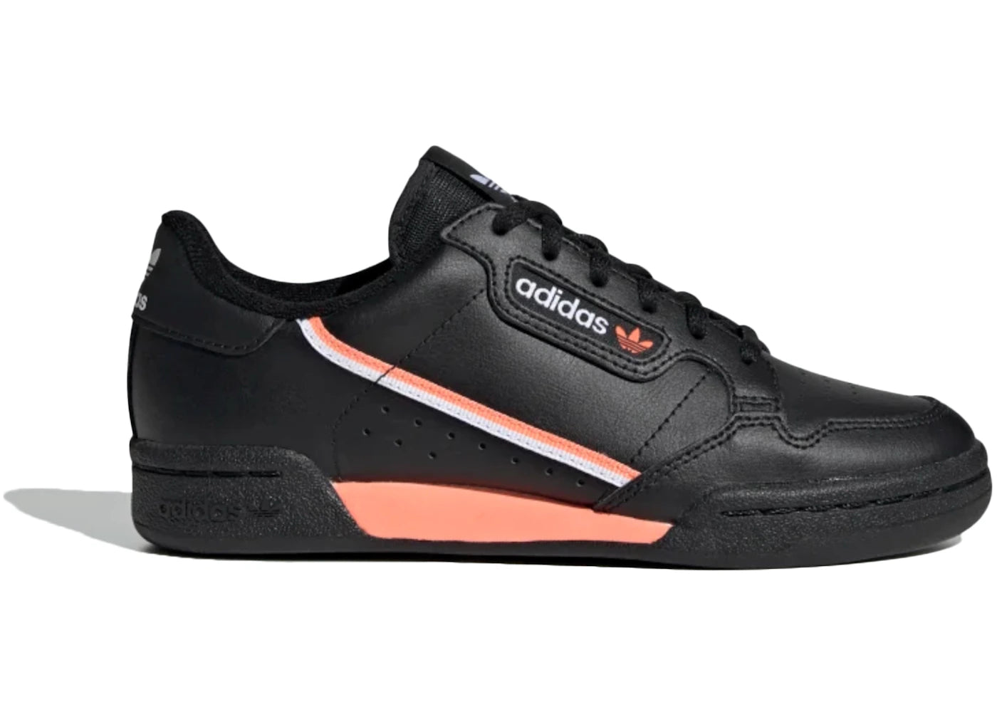 adidas Continental 80 Coral Black Signal Coral (GS)