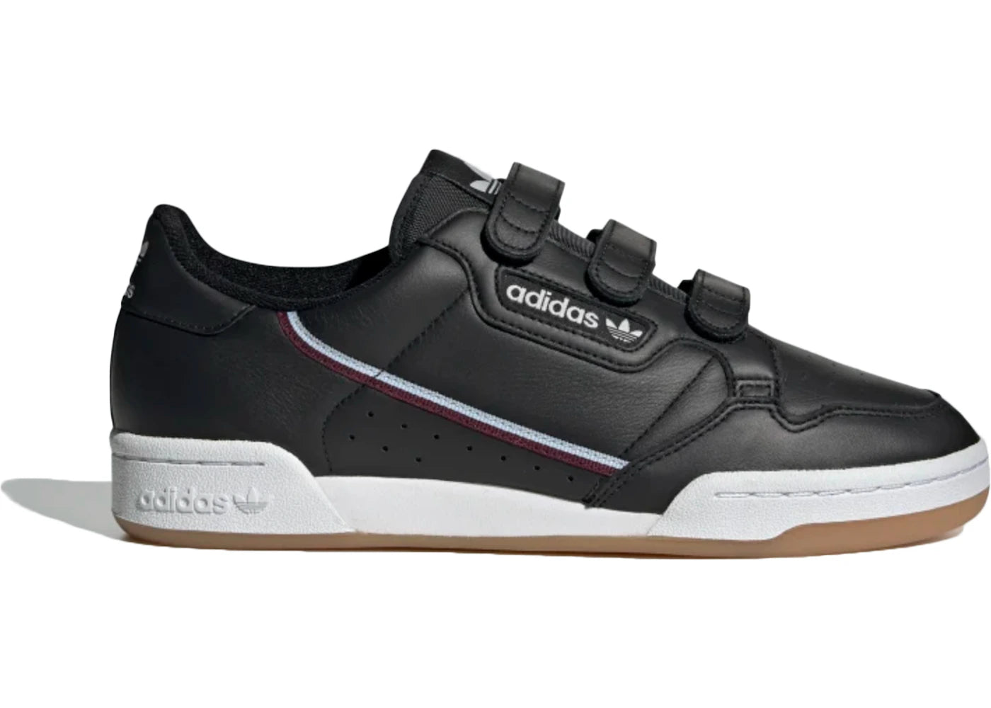 adidas Continental 80 Core Black Maroon