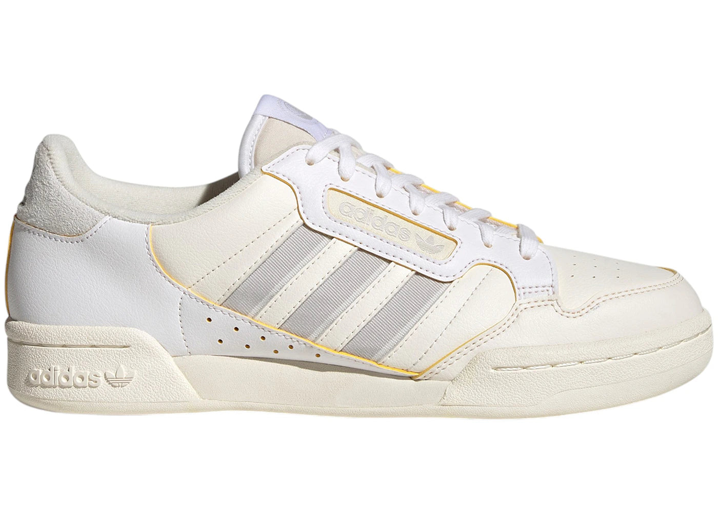 adidas Continental 80 Stripes Cloud White Grey One Off White (Women's)