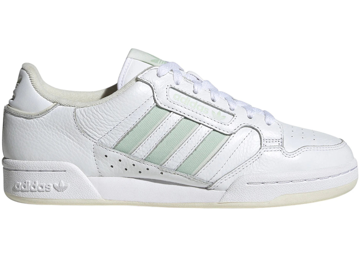 adidas Continental 80 Stripes Cloud White Linen Green Off White
