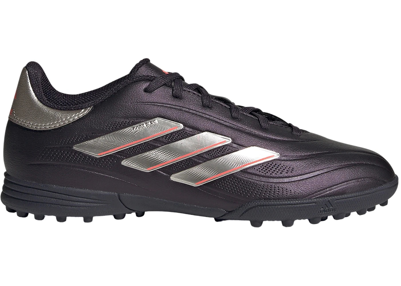 adidas Copa Pure 2 League Turf Aurora Black Platinum Metallic Turbo (GS)