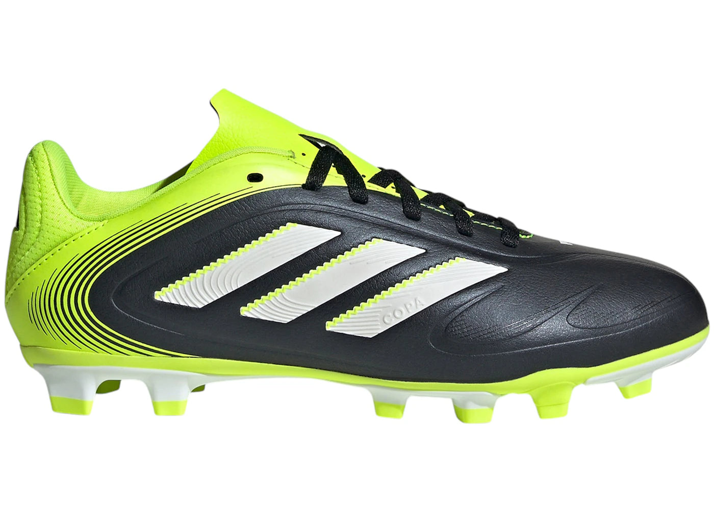 adidas Copa Pure 3 Club FG/MG Core Black Cloud White Lucid Lemon (GS)