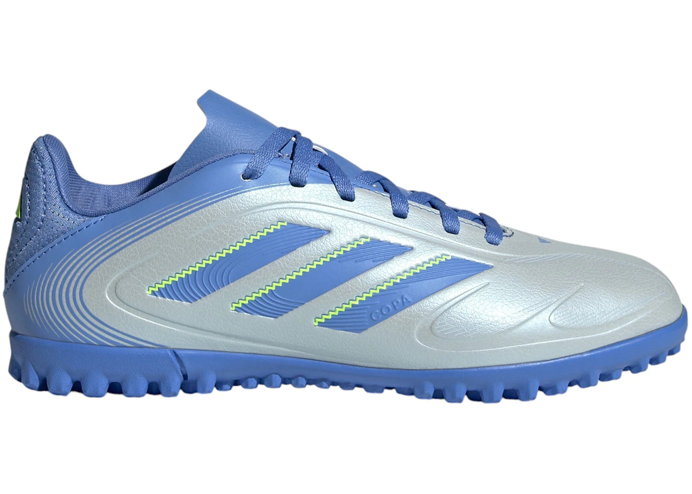 adidas Copa Pure 3 Club Turf Halo Blue Blue Fusion Lucid Lemon (GS)