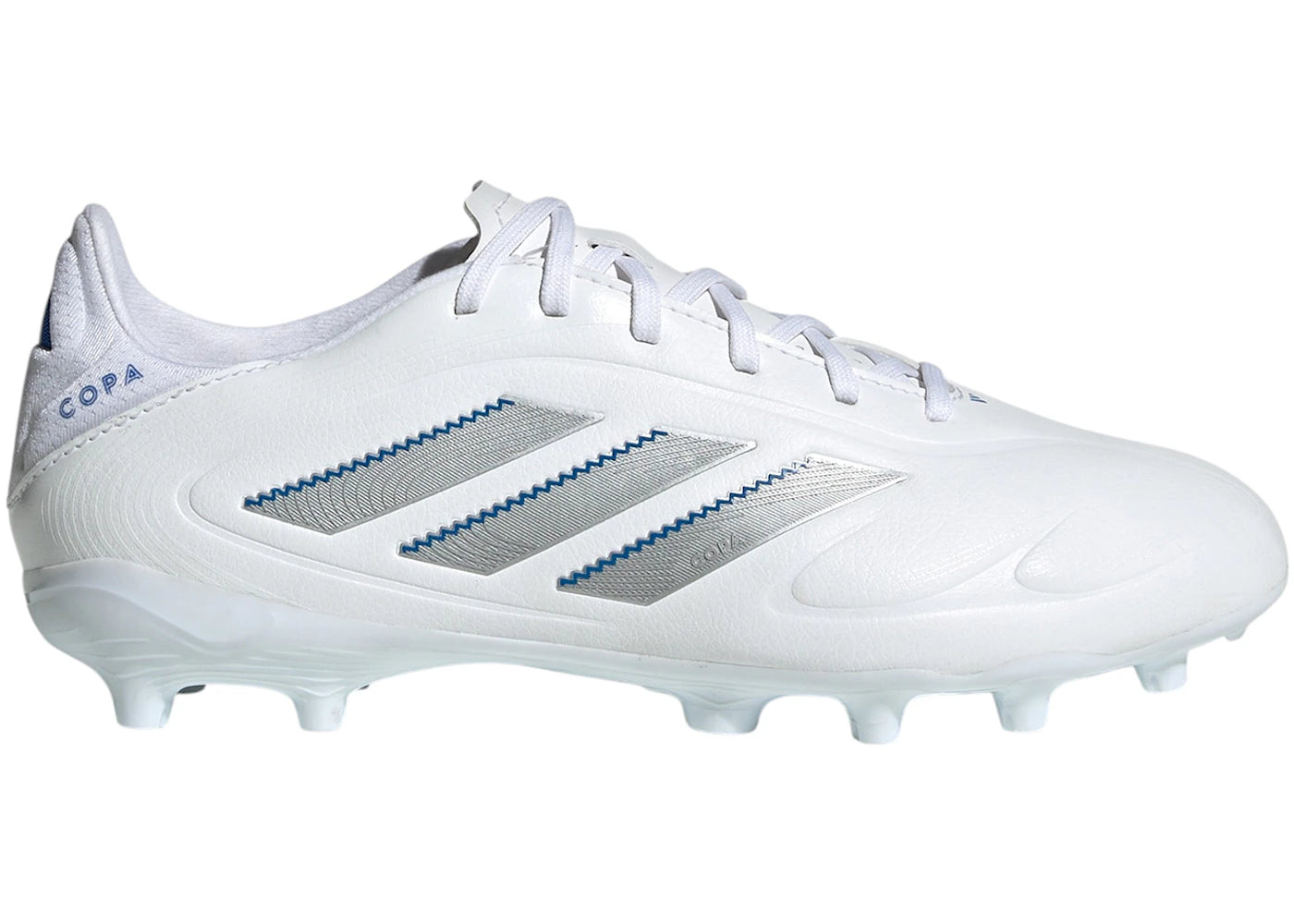 adidas Copa Pure 3 League FG/MG Cloud White Silver Metallic Bright Royal (GS)
