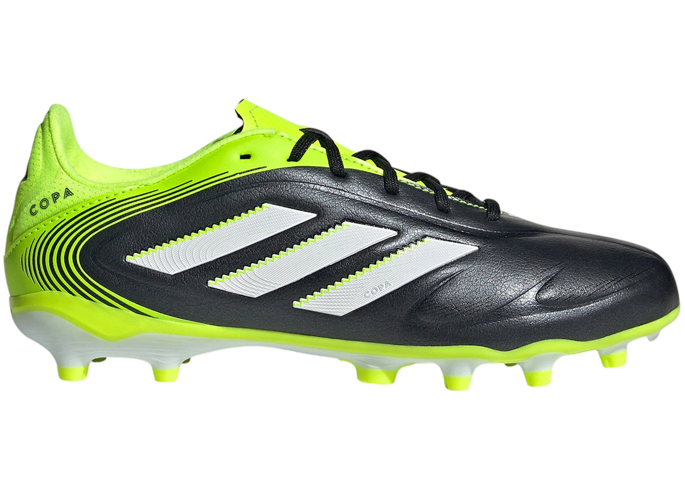 adidas Copa Pure 3 League FG/MG Core Black Cloud White Lucid Lemon (GS)