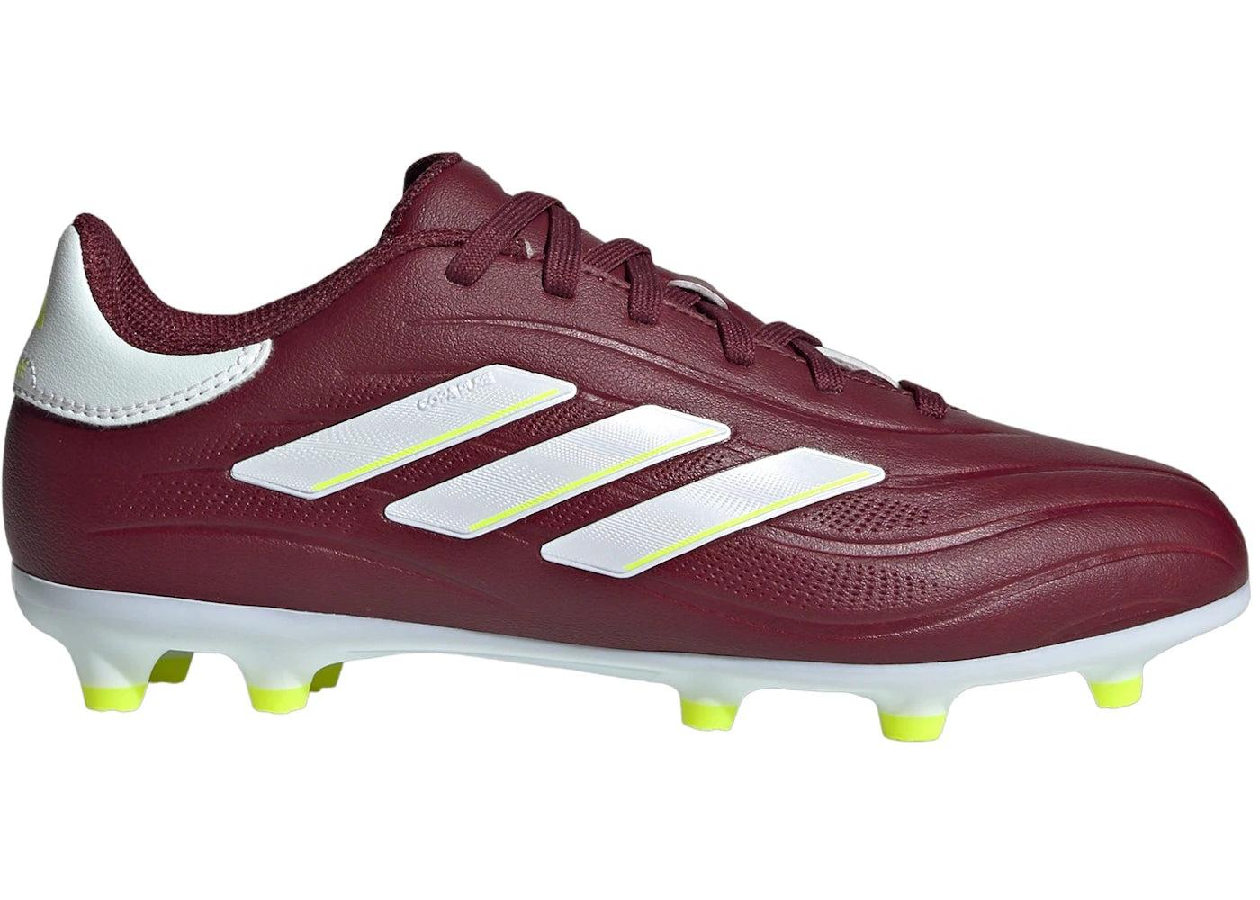adidas Copa Pure II League FG Shadow Red Cloud White Team Solar Yellow (GS)