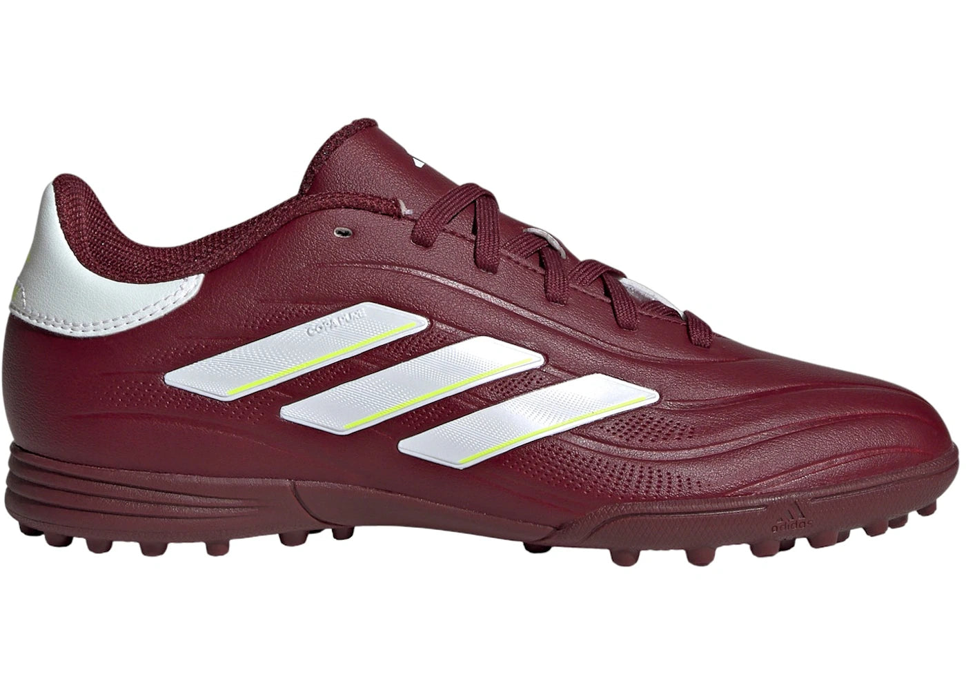 adidas Copa Pure II League Turf Shadow Red Cloud White Team Solar Yellow (GS)
