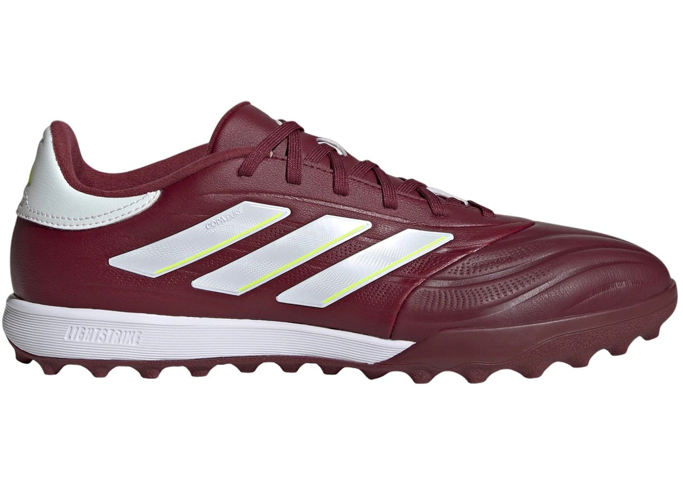 adidas Copa Pure II League Turf Shadow Red Cloud White Team Solar Yellow